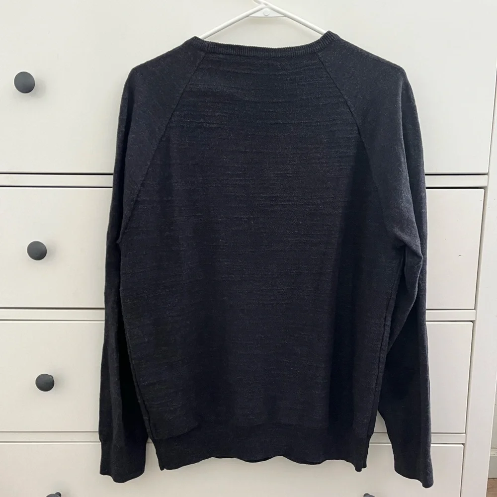 J. CREW crew sweater cotton black size M
